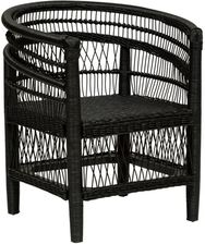 Zdjęcie Fotel Ogrodowy LuDesign Malevio Rattan Czarny - Kościan