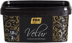 Zdjęcie Fox Tynk Atlas Dekorator Velur Szary FXVR008018 1,8 kg - Katowice