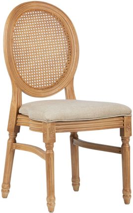 Krzesło bankietowe prowansalskie Louis kolor ciemny naturalny 700ARP