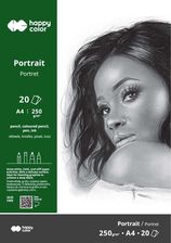 Zdjęcie Gdd Blok Portret A4/20K 250G Happy Color - Łazy