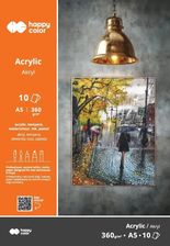Zdjęcie Happy Color Blok Do Akrylu Art. A5 360G. 10Ark. - Błonie
