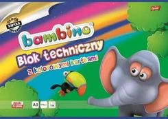 Zdjęcie Bloki Techniczne A3 Kolorowe Bambino 10 Sztuk - Włocławek