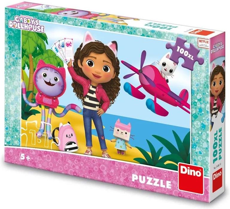 Dino Toys Koci Domek Gabi Puzzle Dla Dzieci Maxi Xl Podróżnicy 100 El ...
