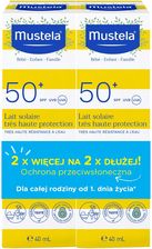 Zdjęcie Laboratoires Expanscience Polska Mustela Sun Mleczko Przeciwsłoneczne Spf 50+ 2X40ml - Gorlice