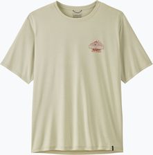 Zdjęcie Patagonia Cap Cool Daily Shirt - Great Waves Men Dyno White Beżowy S - Brwinów