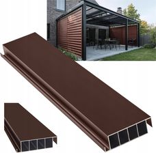 Zdjęcie Rotodeski Ruchome Deseczki Do Żaluzji Shutters Panel Altana Pergola Brązowy 150cm - Warka
