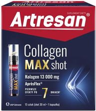 Zdjęcie Artresan Collagen Max Shot 15 szt. po 30 ml (+ 15 kaps.) - Gniew