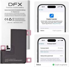 Zdjęcie Dfx Bateria A3011 Akumulator Li Ion 3274Mah Diagnosable Apple Iphone 15 Pro - Goleniów