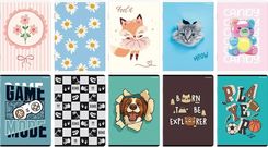 Zdjęcie Zeszyt Top 2000 Basic A5 16K Linia Podwójna Kolorowa 1 Szt - Koluszki