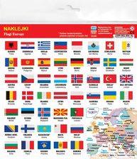 Zdjęcie Wydawnictwo Jako Naklejki Flagi Europy - Chełm