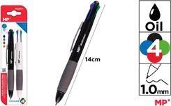 Zdjęcie Mp Main Paper Długopis Olejowy 1.0Mm 4 Kolory 2Szt. Blister - Józefów