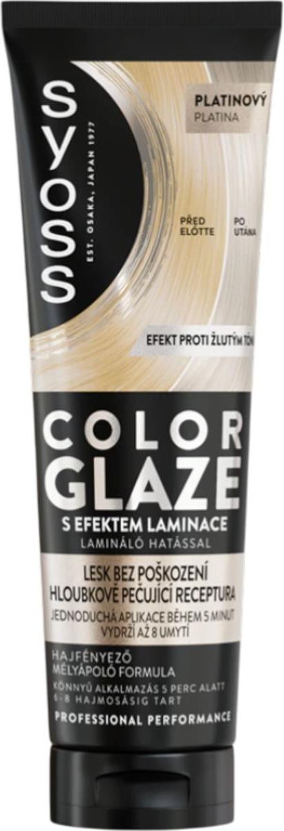 Syoss Syoss Color Glaze Toner Nabłyszczający Z Efektem Laminacji Platinum 130ml