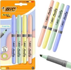 Zdjęcie Bic Zakreślacz Grip Pastel Mix 4szt. - Ozorków