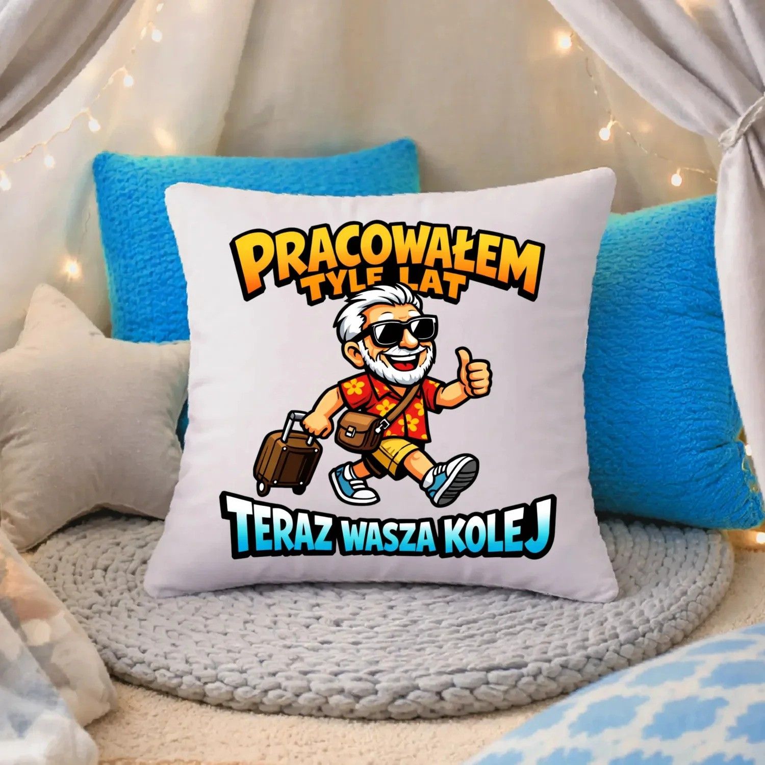 Pracowałem tyle lat, teraz wasza kolej - poduszka na prezent - Ceny i ...