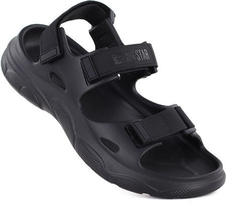 Sandały na rzep piankowe czarne Big Star TT274A055