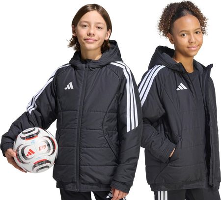 Kurtka dla dzieci adidas Tiro 26 Winter czarna KA5319