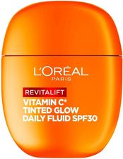 Zdjęcie L'Oreal Paris Revitalift Vitamin C Tinted Glow Lekki Koloryzujący Fluid Spf30 40Ml - Skórcz