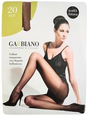 Zdjęcie RAJSTOPY DAMSKIE 20 DEN BEŻOWE ROZMIAR 4 GABBIANO - Górzno