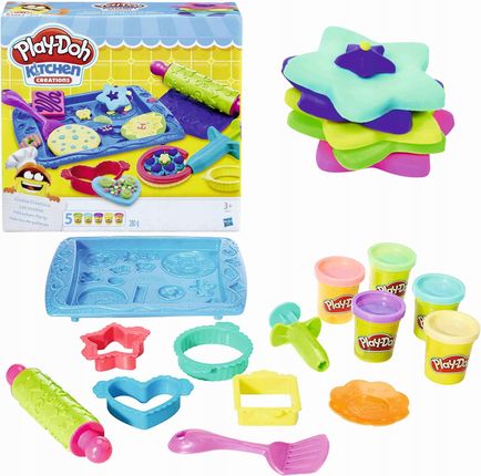 Play-Doh Kitchen Creations Zestaw Słodkie Ciasteczka Ciastolina Akcesoria