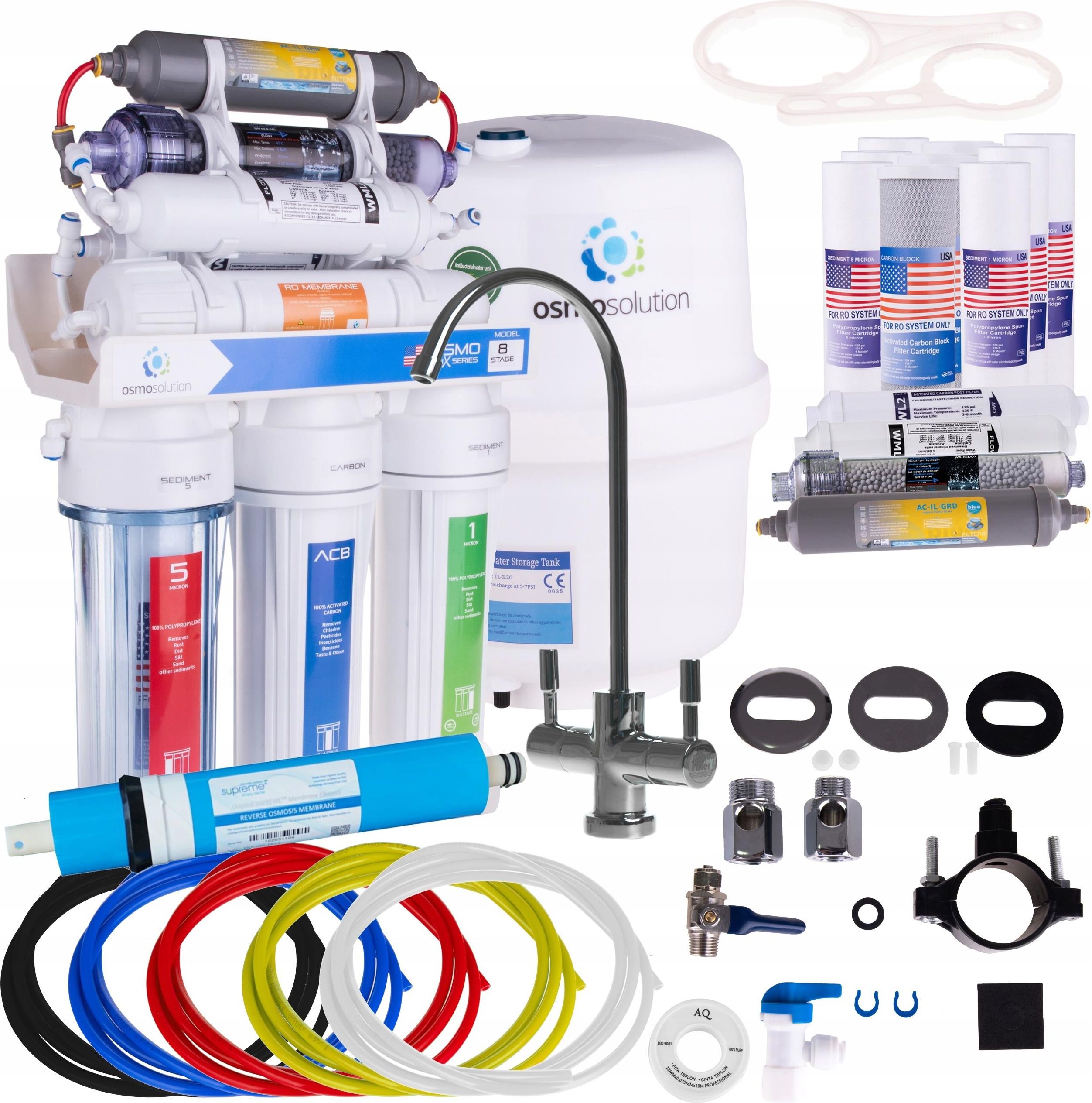 Ro8 Component Elix RO8 Odwrócona Osmoza Jonizator Strukturyzator Czarna Wylewka ...