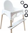 PODNÓŻEK DO KRZESEŁKA IKEA ANTILOP BIAŁY LAMINAT ZMYWALNY REGULOWANY OUTLET