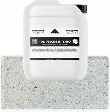 BEKERFARB Farba Do Kostki Brukowej Impregnat Barwiący, Szare Aluminium, 2,5 L, Do Betonu, Cegieł I Kamienia, Wodoszczelny, Olejoszczelny, Grzybobójczy