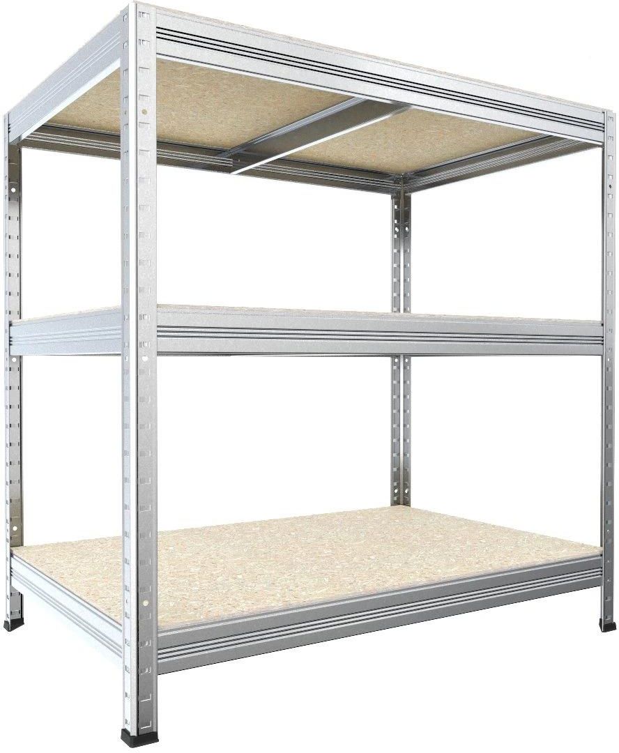 Regał magazynowy Biedrax Regał Do Garażu 35x90x120 Cm, Ocynk, 3 Półki ...