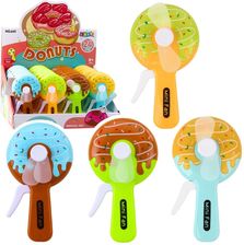 Zdjęcie Leantoys Wentylator Ręczny Mini Wiatraczek Pączek Donut Mix - Myślenice