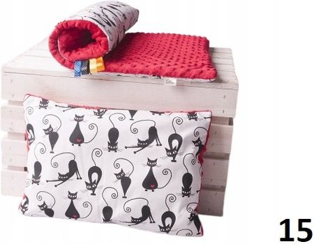 Kocyk Pościel Minky Do Łóżeczka Kołderka dwustronna możliwość prania w pralce 100x75+30x40cm polar 2 elementy