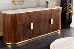 Zdjęcie Invicta Interior Komoda Gatsby 180 cm Mango / Biały Marmur 43617 - Bieruń