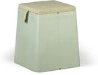 Taboret plastikowy z poduszką B2B Partner BILLY 43 cm zielony udźwig 120 kg 1024GREEN