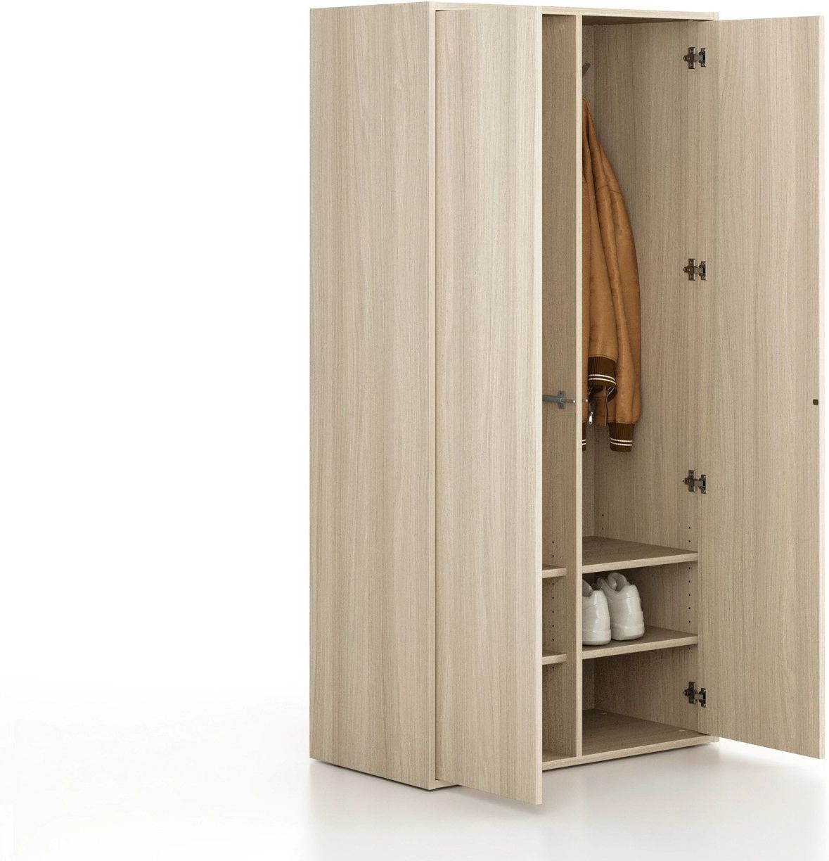 B2B Partner FRAME Szafka 2 przedziały, 4 półki, PUSH-lock, drzwi ...