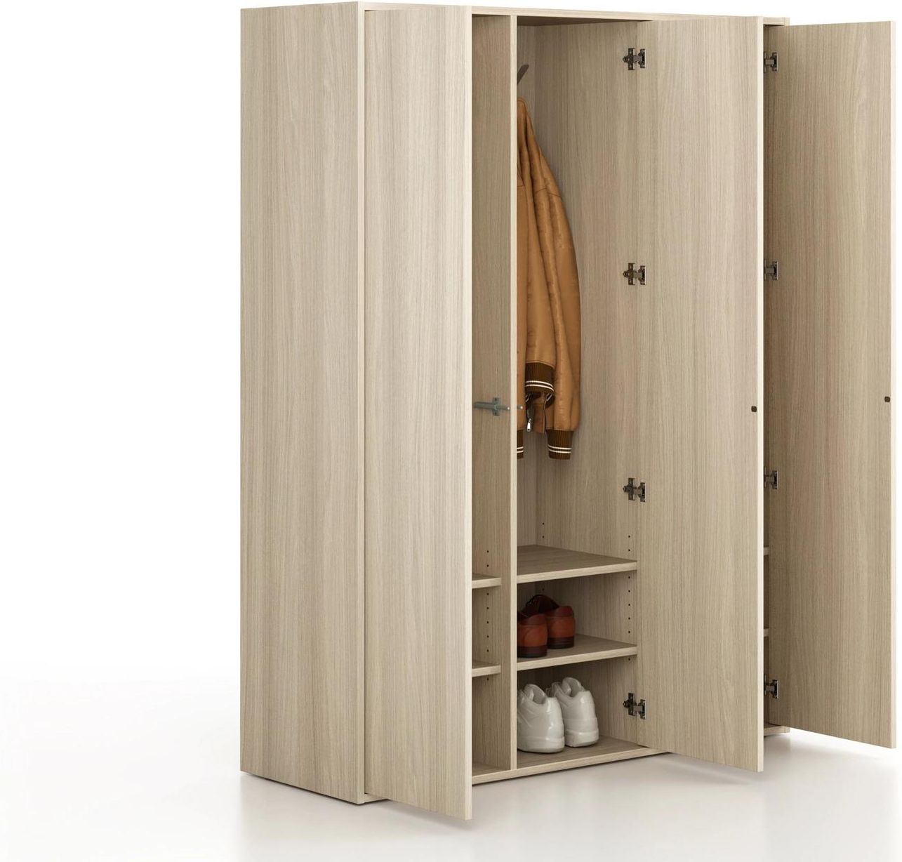 B2B Partner FRAME Szafka 3 przedziały 6 półek PUSH-lock dąb naturalny ...