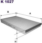 FILTRON - Filtry kabinowy- przeciwpyłkowy (K 1027)