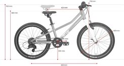 Zdjęcie Ganaz Rower Dziecięcy Ultralight 20" Niebieski 2025 - Radzymin