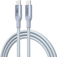 Zdjęcie Ugreen L534 Mocny Kabel Przewód Usb-c Usb-c 240W 5A 1m 480MBps Srebrny - Piechowice