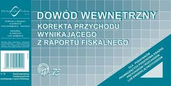 Zdjęcie Michalczyk I Prokop Dowód Wewnętrzny Korekta Przychodu... V-75 - Tychy