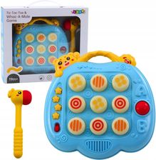 Zdjęcie Lean Toys Gra Zręcznościowa Whac-A-Mole Młotek Dla Malucha Niebieska - Sępopol