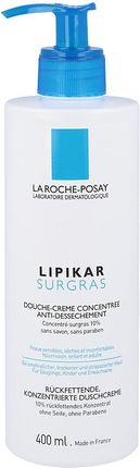 La Roche Posay Lipikar Surgras, kremowy żel do mycia, 400ml
