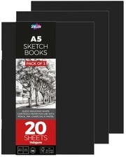Zdjęcie Zieler Sketch Books 3 Pack A5 609290033 - Turek