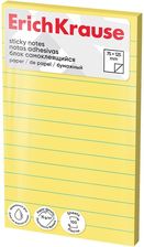 Zdjęcie Notes samoprzylepny Erich Krause 125 mm x75 mm, żółty w linię, 61722 - Frampol