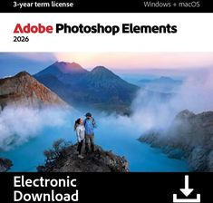 Adobe Photoshop Elements 2026 - 1 użytkownik - 2 PC Win/Mac - 3 lata ...