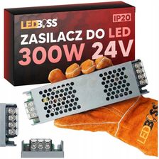 Zdjęcie Zasilacz 24V 300W Do Taśm Led Modułowy Montażowy Slim Transformator Ledboss - Michałowo