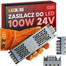 Zdjęcie Zasilacz 24V 100W Do Taśm Led Modułowy Montażowy Slim Transformator Ledboss - Suchowola