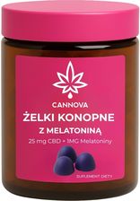 Zdjęcie Cannova Żelki Konopne z Melatoniną żelki 60szt. - Piaski