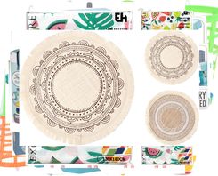 Zdjęcie Podkładka Okrągła Z Juty Biała 38Cm 9538 One Size - Wrocław