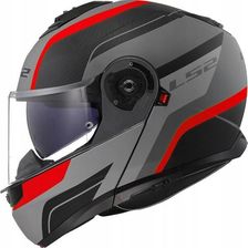 Zdjęcie Ls2 Kask Motocykloy Szczękowy Ff908 Strobe II Monza Black Grey Red-06 XL - Grybów