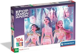 Zdjęcie Clementoni  Puzzle 104 Elementów Super Kolor Kpop Demon Hunters - Ogrodzieniec