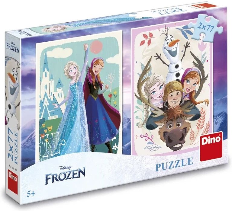 Dino Toys Kraina Lodu Frozen Puzzle Anna I Elsa Dla Dzieci 5+ 2W1 ...