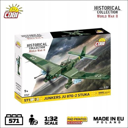 Cobi Historical Collection Wwii Samolot Junkers Ju 87G-2 Stuka 565 Kl. Cobi-5767